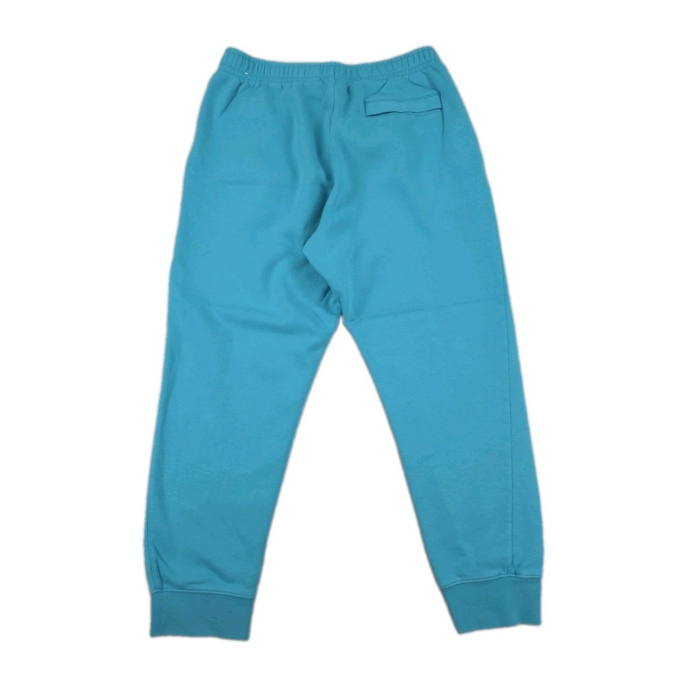 Nike Sportswear Club Fleece Joggers Bright Turquoise Pants Mens Large - Picture 2 of 7